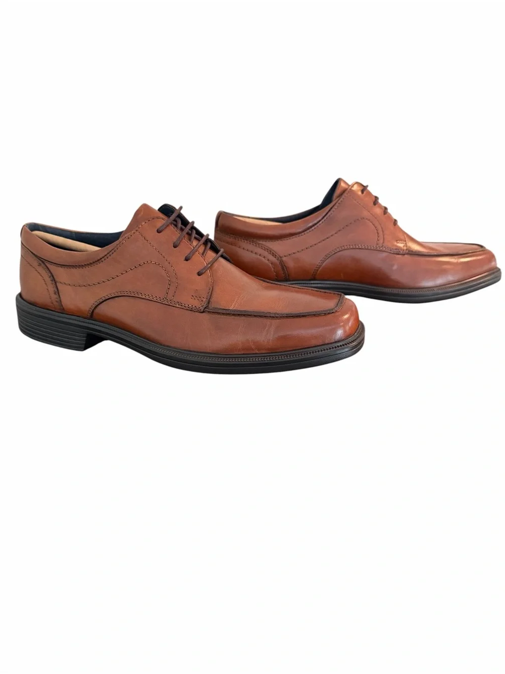 Nunn Bush Chattanooga Cognac Leather Oxford Dress Shoes 9.5M
